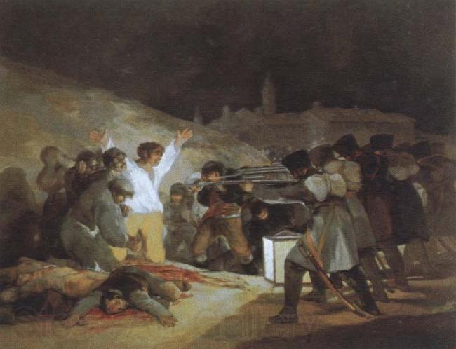 Francisco Goya the third of may 1808 Spain oil painting art